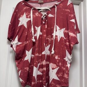 1.4.3. Story by Line Up Red and White Star Blouse
